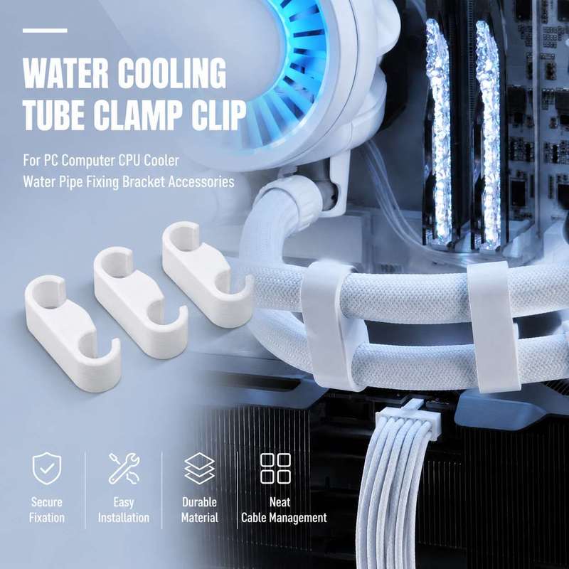 Pc Gaming Liquid Cooling - PC Water Cooling Tube Clamp Clip