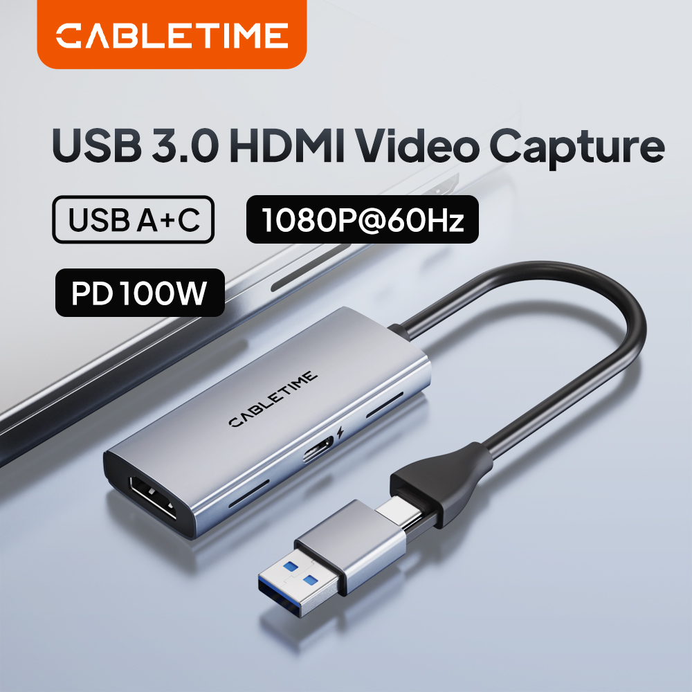Pc Gaming Video - CABLETIME 4K Video Capture Card with