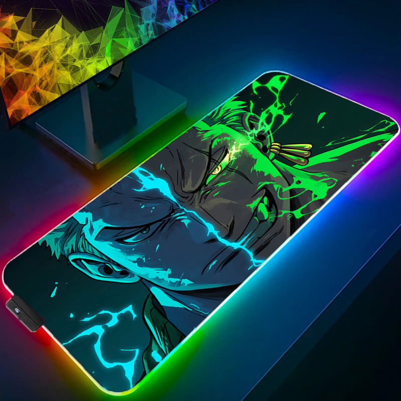 Pc Gaming Lounge - ONE PIECE Zoro Mouse Pad RGB