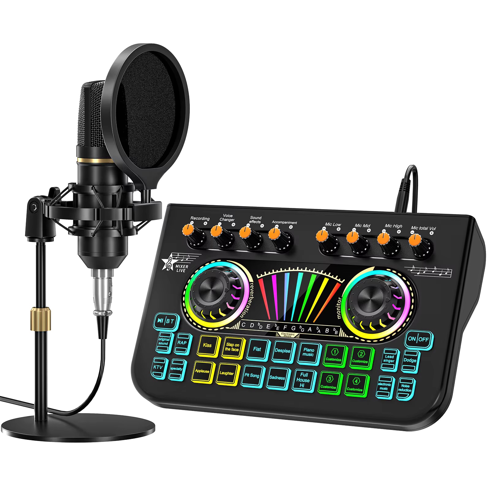 Pc Gaming Video - Tenlamp X3 BM800 Podcast Microphone Bundle