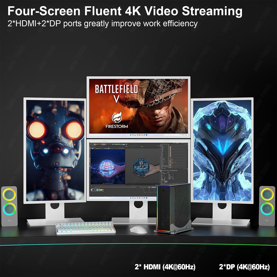 13Th Gen Gaming Mini PC Intel  - огляд і ціна Pc Gaming Rtx 3060