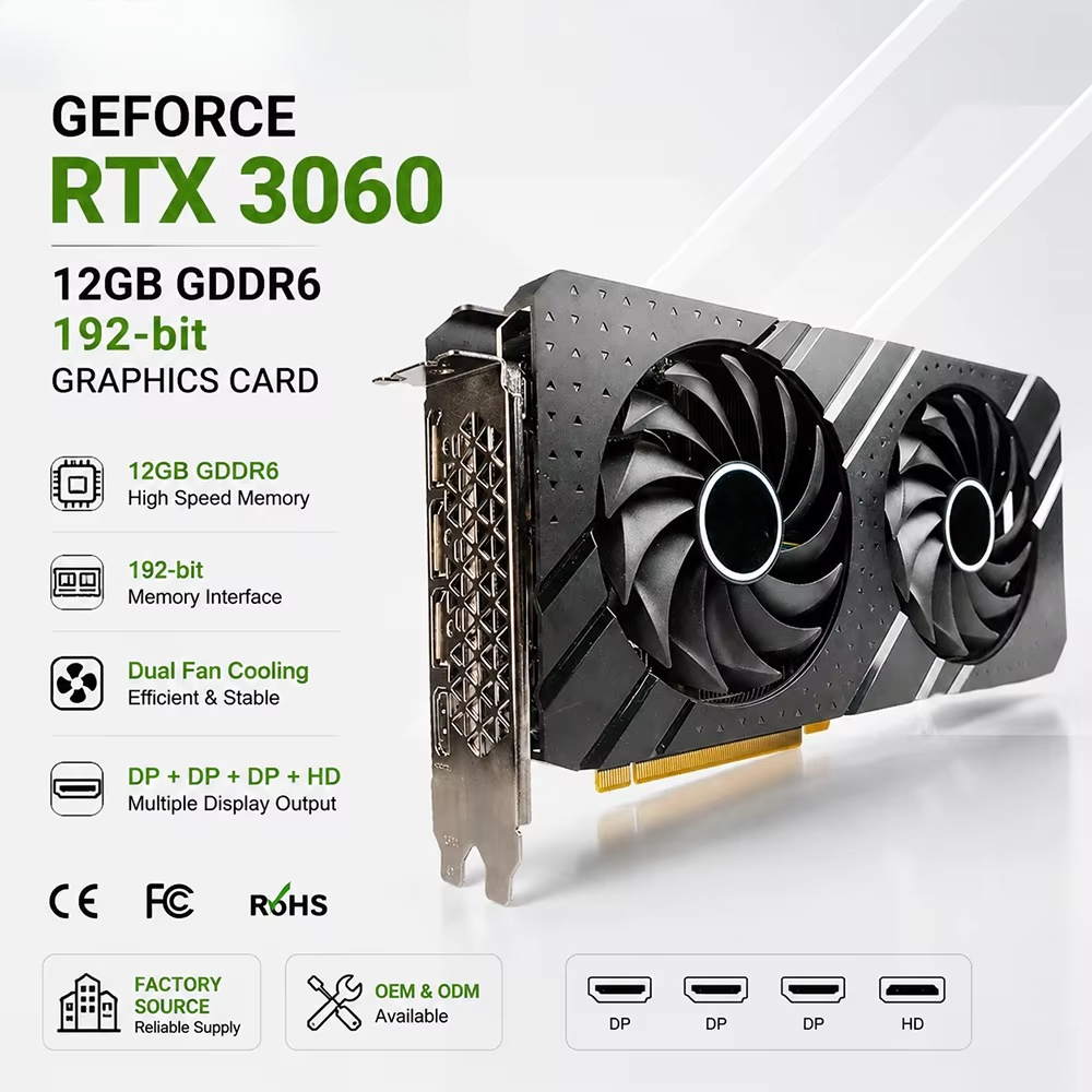 OEM RTX 3060 12GB GDDR6 192Bit - огляд і ціна Pc Gaming Rtx 3060