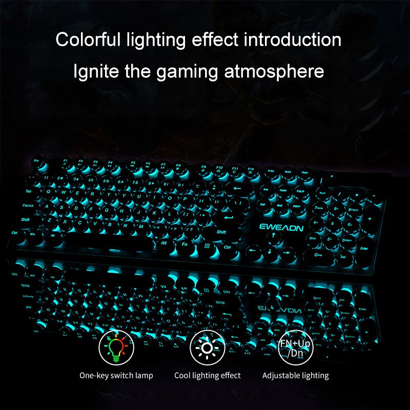 EWEADN Typewriter Gaming Keybo - огляд і ціна Pc Gaming Handheld