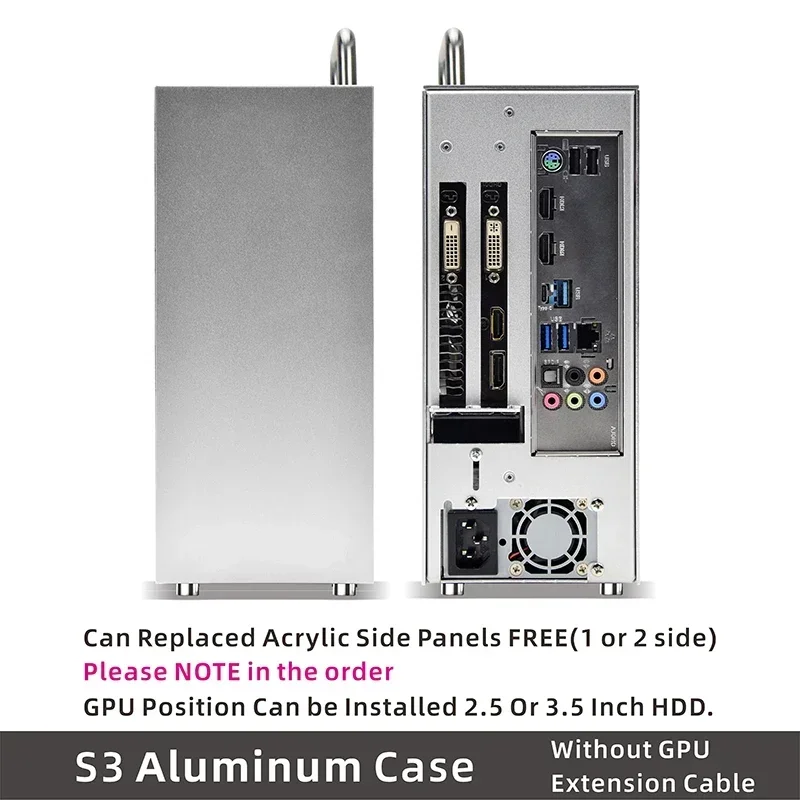 S3 ITX aluminum 5 litre PC gam - огляд і ціна Pc Gaming Rtx 3060
