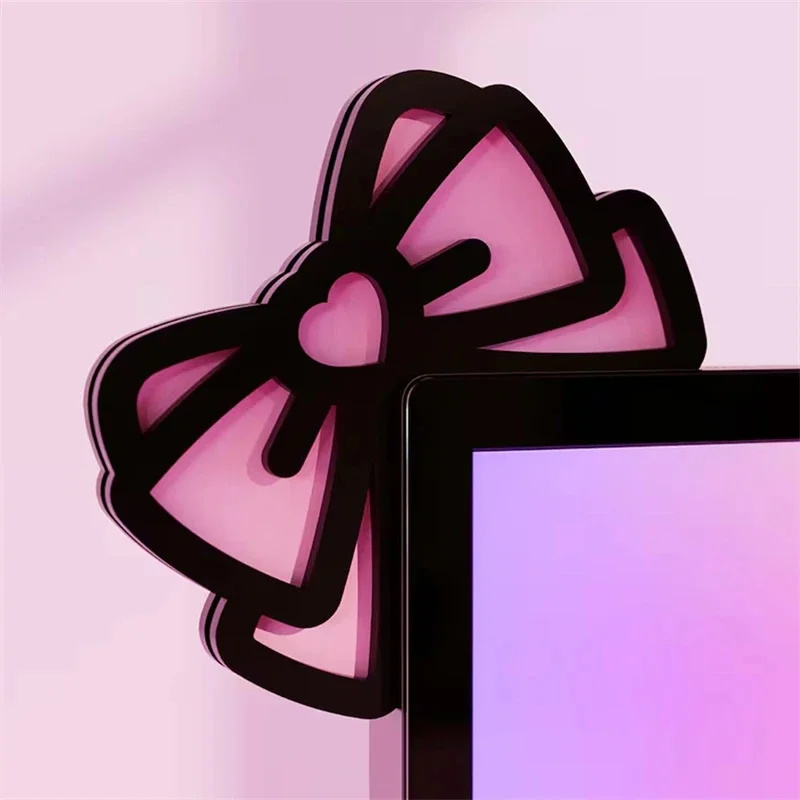 Kawaii Pink Acrylic Bow Monito - огляд і ціна Pc Gaming Kawaii