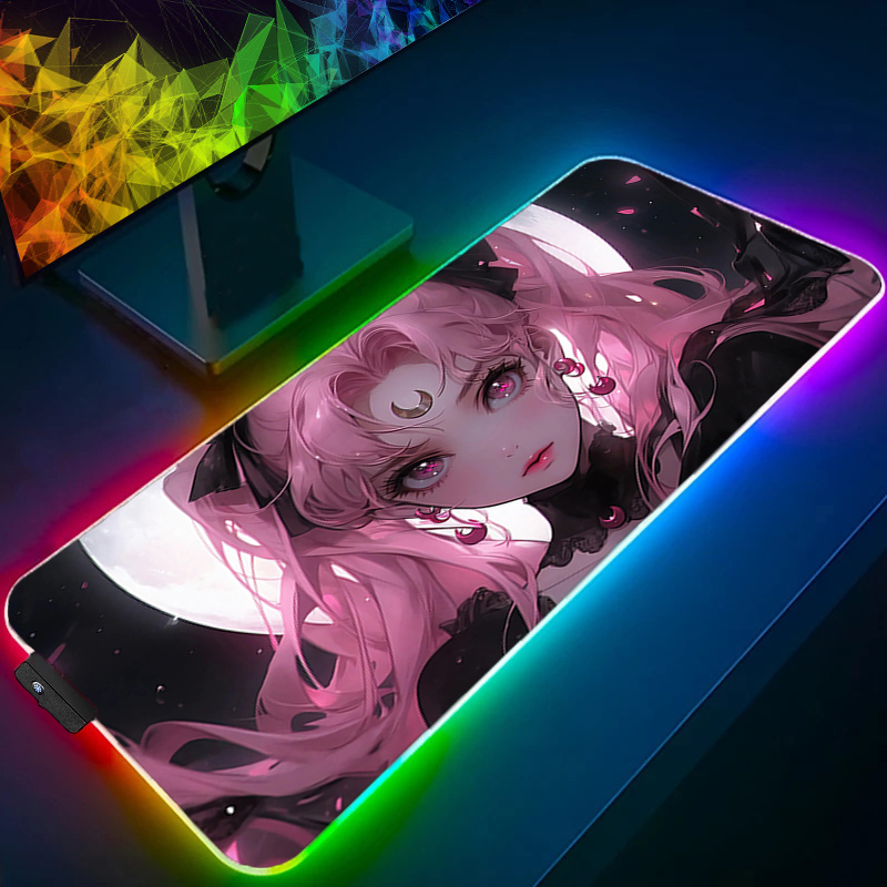 RGB Large Mouse Pad Gamer Keyb - огляд і ціна Pc Gaming Kawaii