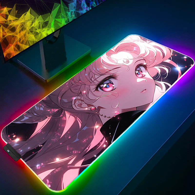 RGB Large Mouse Pad Gamer Keyb - огляд і ціна Pc Gaming Kawaii