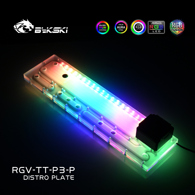 Bykski RGV-TT-P3-P Distro Plat - огляд і ціна Pc Gaming Liquid Cooling