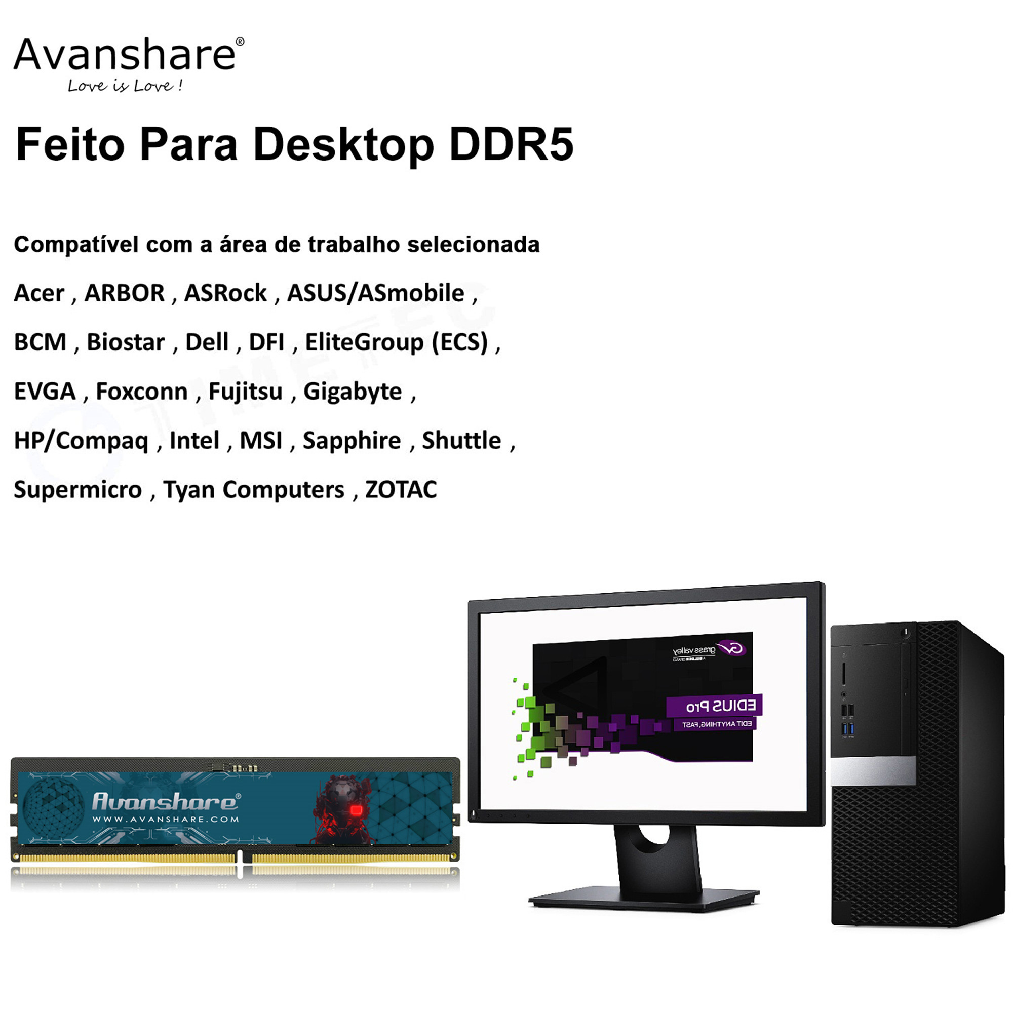 Avanshare Ram Memoria DDR5 DDR - огляд і ціна Pc Gaming Samsung
