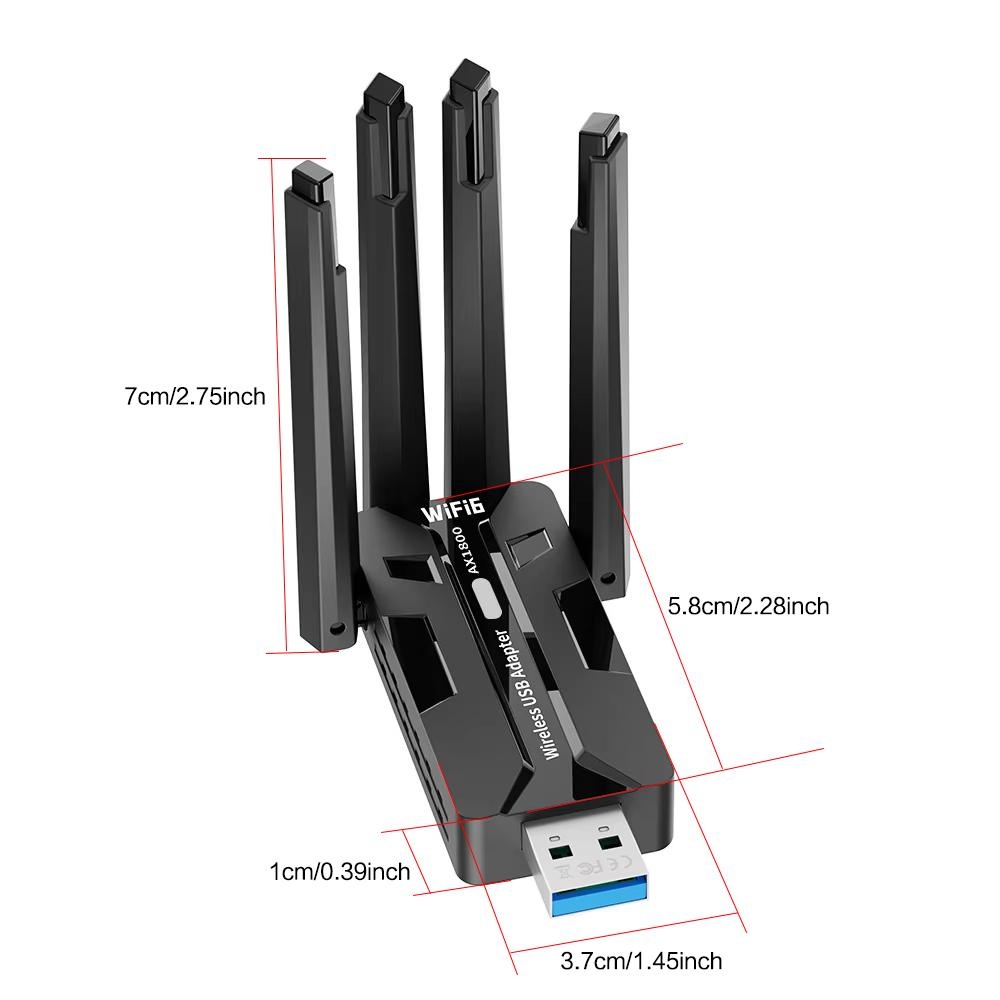 WiFi 6 USB 3 0 Adapter 1800 Mb - огляд і ціна Pc Gaming Video